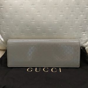 Gucci microguccissima leather evening clutch